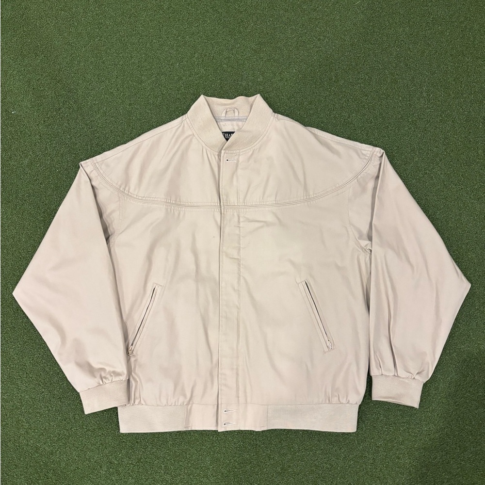 Haband Men's Tan Bomber Jacket
